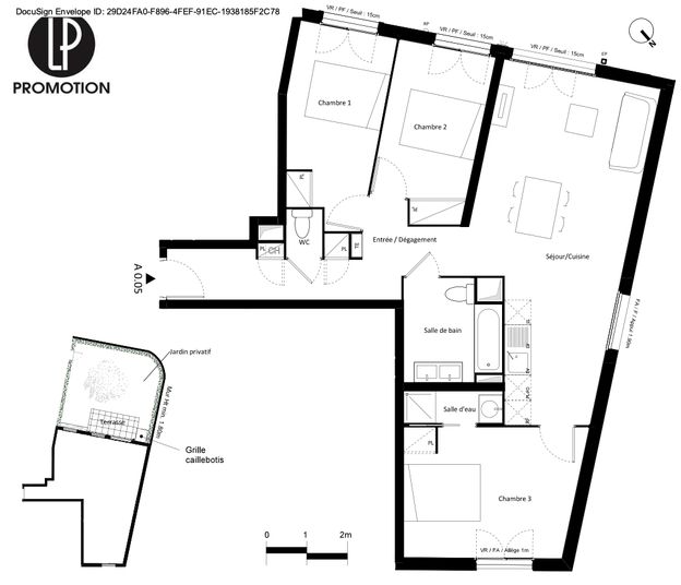 Appartement a louer montfermeil - 4 pièce(s) - 83 m2 - Surfyn