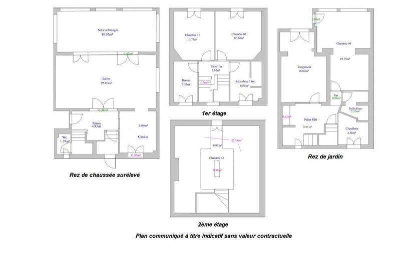 Maison a louer chatou - 7 pièce(s) - 144 m2 - Surfyn
