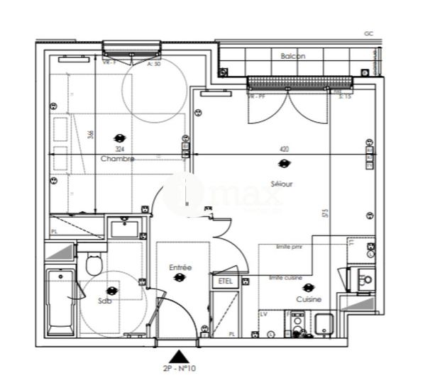 Appartement a louer asnieres-sur-seine - 2 pièce(s) - 47 m2 - Surfyn