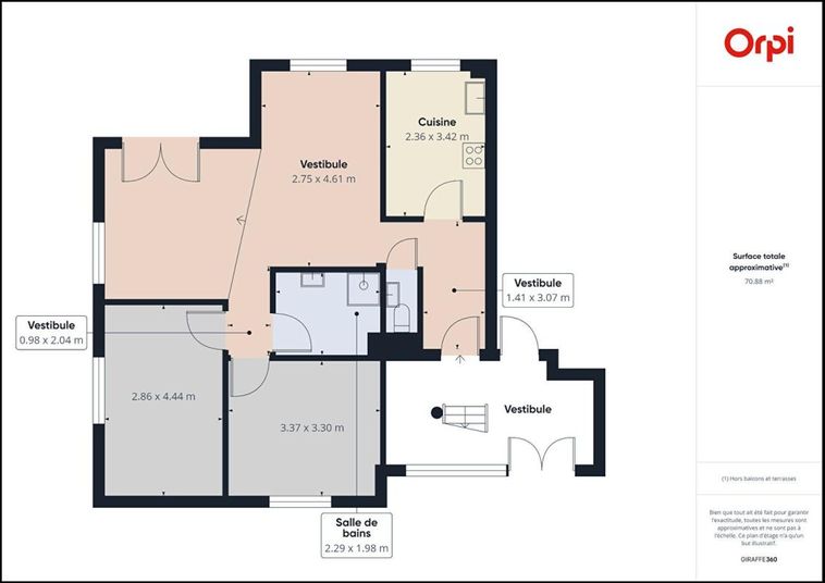 Appartement a louer illkirch-graffenstaden - 3 pièce(s) - 72 m2 - Surfyn