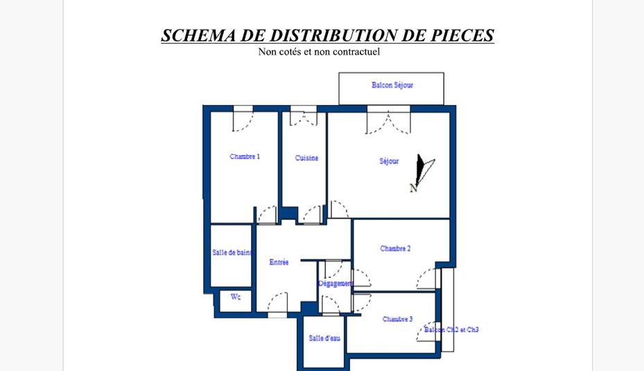 Appartement a louer carrieres-sur-seine - 4 pièce(s) - 86 m2 - Surfyn