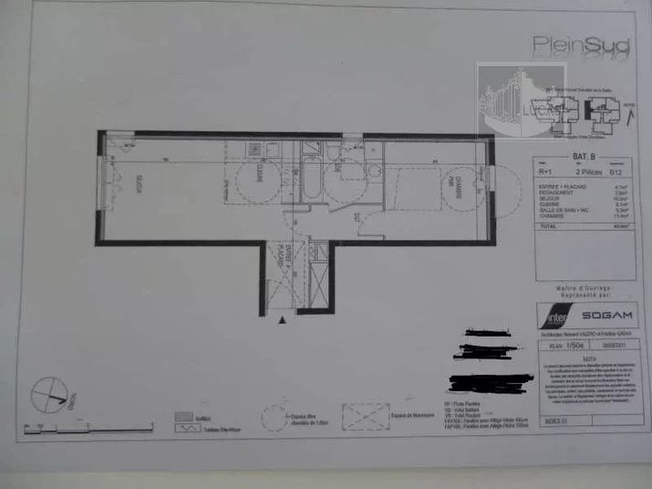 Appartement a louer massy - 2 pièce(s) - 45 m2 - Surfyn